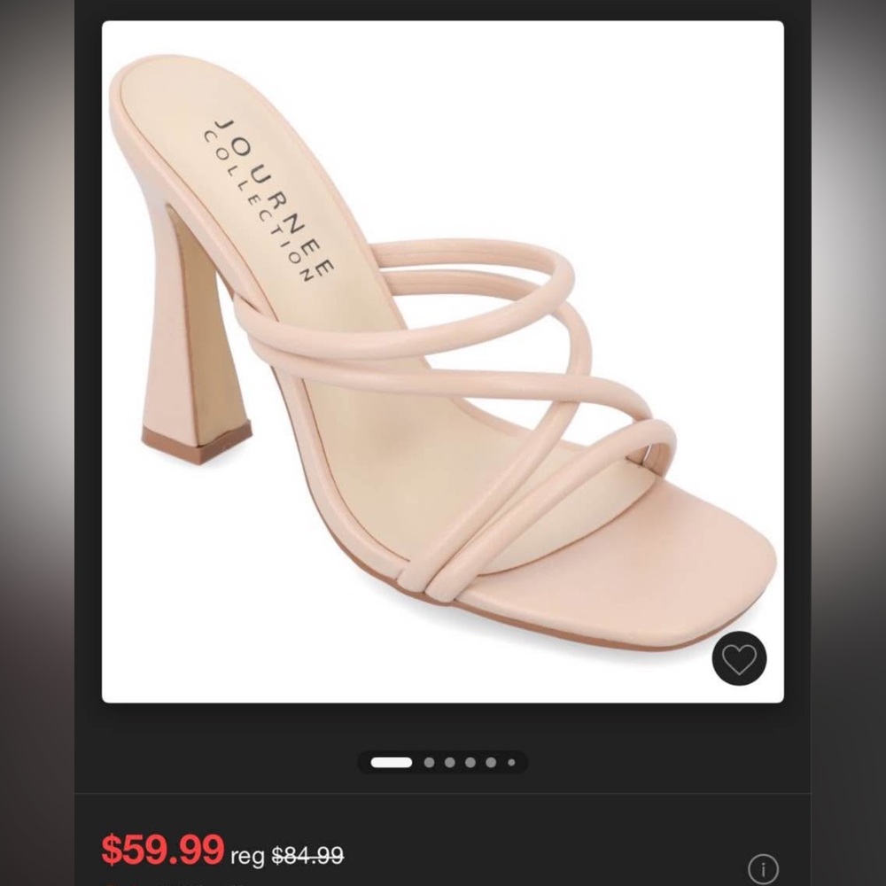 Elegant Nude Strappy Heels